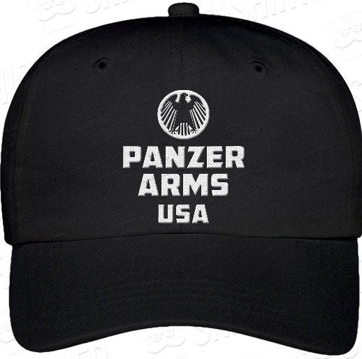 Panzer Arms Hat: Black